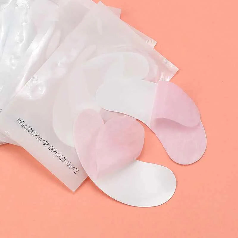 New Pink&Blue Grafting Eyelashes Under Eye Pads Lash Eyelash Extension Paper Patches Eye Sticker Wraps Eyelash Makeup Tools