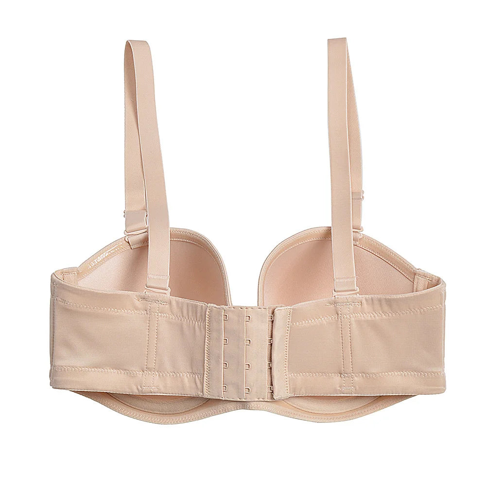 YANDW Sexy Everyday Plus Size Multiway Minimizer Bra – Unpadded, Anti-Slip, Underwire Support