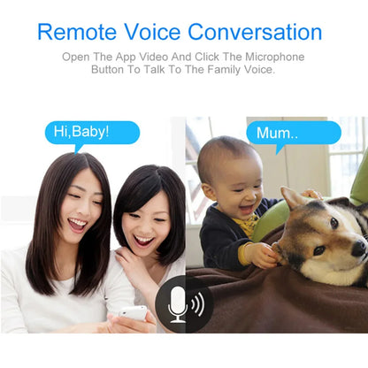 Home Security Camera Baby Monitor Smart WiFi Camera Bebe Audio Record Surveillance HD Mini CCTV IP Camera Wireless 720P - Shello's Creative Boutique