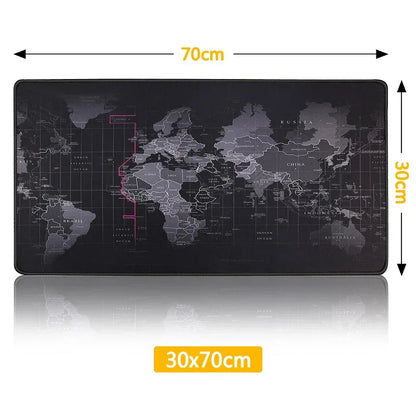 Gaming Mouse Pad Computer Large Pad Gamer RGB World Map Big Mouse Carpet PC Desk RGB Mat - Shello's Creative Boutique