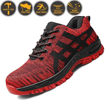 Indestructible Steel Toe Work Sneakers for Men - Anti-Puncture Safety Boots - Shello's Creative Boutique