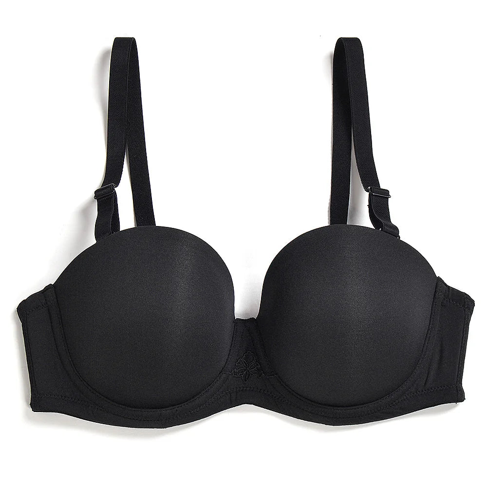 YANDW Sexy Everyday Plus Size Multiway Minimizer Bra – Unpadded, Anti-Slip, Underwire Support