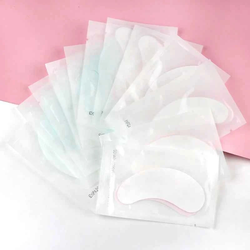 New Pink&Blue Grafting Eyelashes Under Eye Pads Lash Eyelash Extension Paper Patches Eye Sticker Wraps Eyelash Makeup Tools