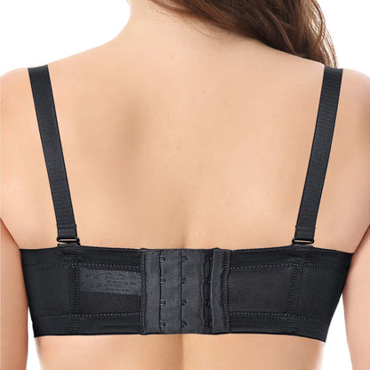 YANDW Sexy Everyday Plus Size Multiway Minimizer Bra – Unpadded, Anti-Slip, Underwire Support