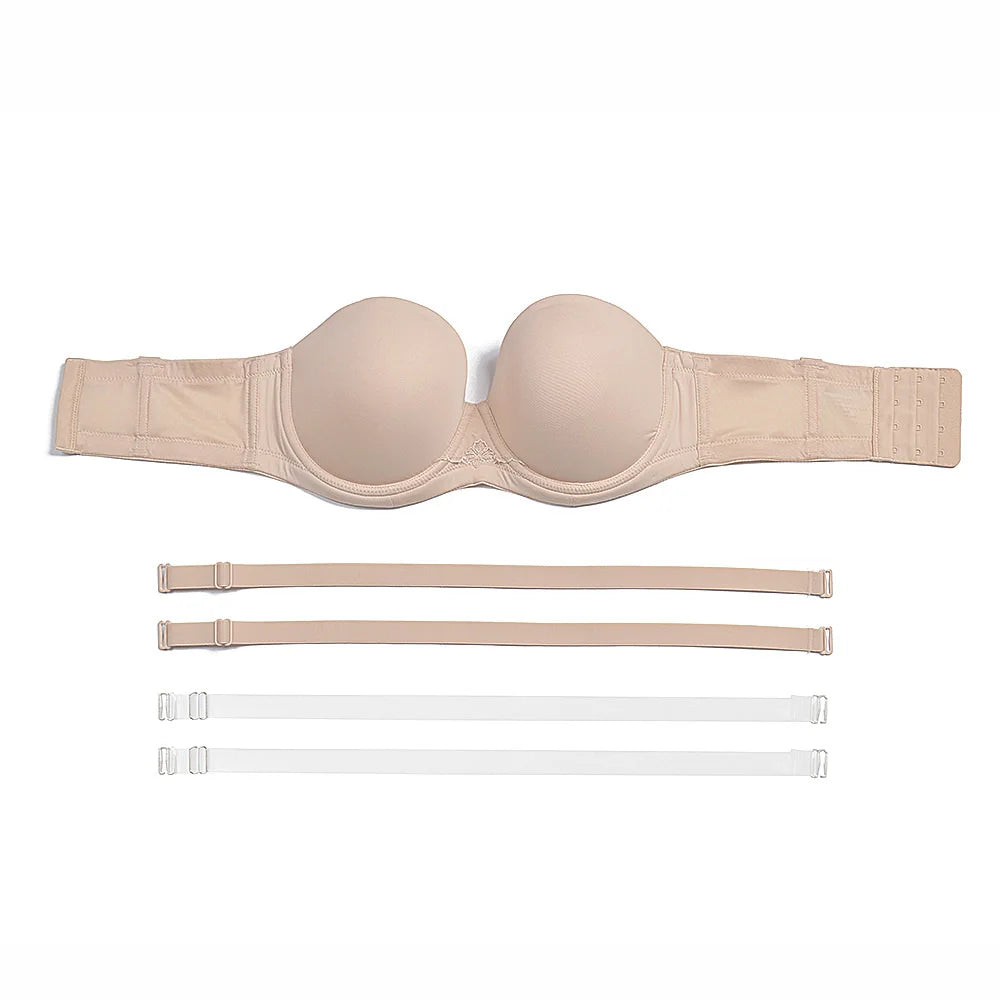YANDW Sexy Everyday Plus Size Multiway Minimizer Bra – Unpadded, Anti-Slip, Underwire Support