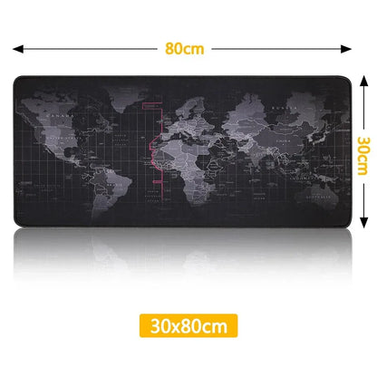 Gaming Mouse Pad Computer Large Pad Gamer RGB World Map Big Mouse Carpet PC Desk RGB Mat - Shello's Creative Boutique