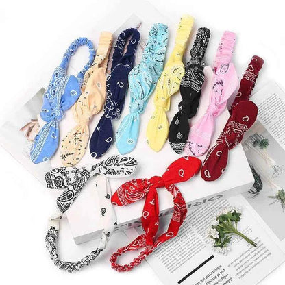 Vintage Suede Headbands for Women - Soft Solid Print Cross Knot Elastic Hairbands - Shello's Creative Boutique