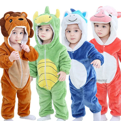 Baby Rompers Toddler Animal Jumpsuit Infant Clothes Pyjamas Kids - Shello's Creative Boutique