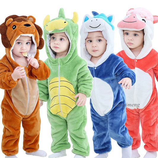 Baby Rompers Toddler Animal Jumpsuit Infant Clothes Pyjamas Kids eprolo
