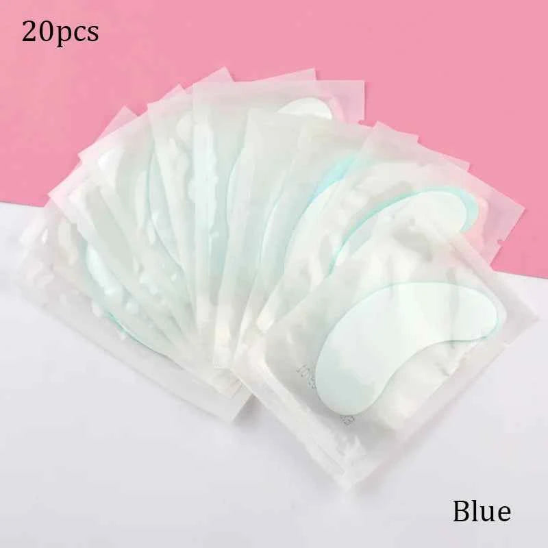New Pink&Blue Grafting Eyelashes Under Eye Pads Lash Eyelash Extension Paper Patches Eye Sticker Wraps Eyelash Makeup Tools