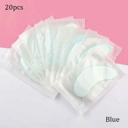 New Pink&Blue Grafting Eyelashes Under Eye Pads Lash Eyelash Extension Paper Patches Eye Sticker Wraps Eyelash Makeup Tools