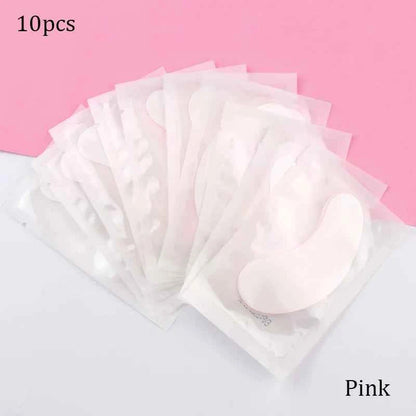 New Pink&Blue Grafting Eyelashes Under Eye Pads Lash Eyelash Extension Paper Patches Eye Sticker Wraps Eyelash Makeup Tools