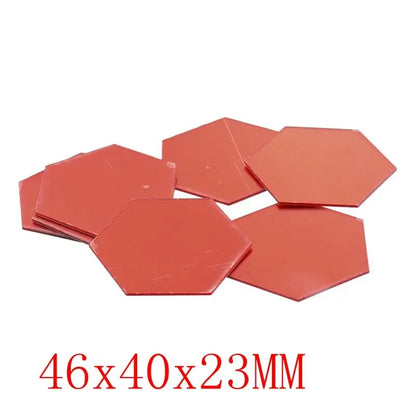 3D Hexagon Acrylic Mirror Wall Stickers – Modern Elegance for Your Space - Shello's Creative Boutique