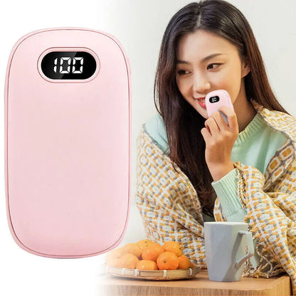 Hand Warmers Rechargeable 6000Mah Power Bank Electric Pocket Heater Reusable NEW eprolo