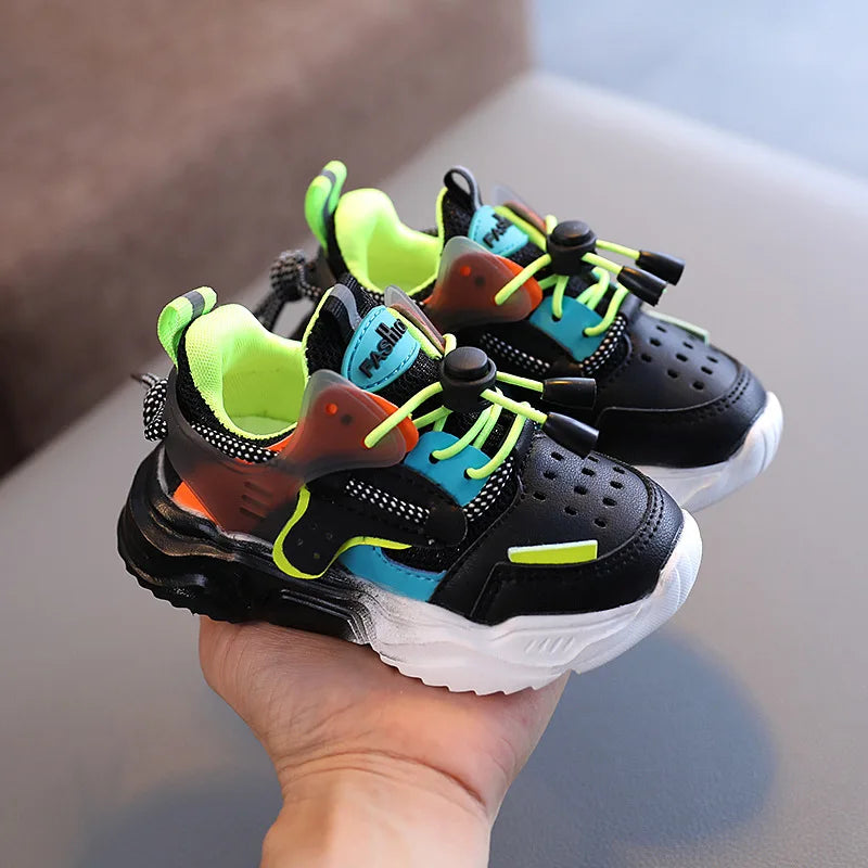 Autumn Baby Girls Boys Casual Shoes Soft Bottom Non-slip Breathable Outdoor Fashion Kids Sneakers Children Sports Shoes eprolo
