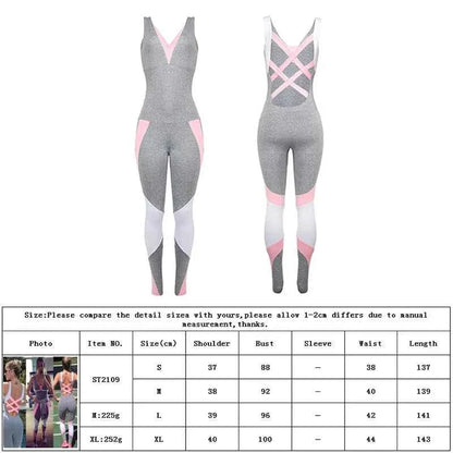 Women's Yoga Set with Sexy Back Cutout for Chic Fitness and Jogging - Shello's Creative Boutique