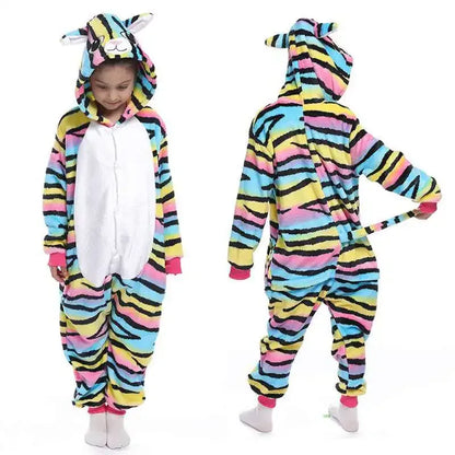 Unicorn Onesie Pajamas - Magical Animal Cartoon Sleepwear (Kids) - Shello's Creative Boutique