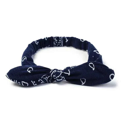 Vintage Suede Headbands for Women - Soft Solid Print Cross Knot Elastic Hairbands - Shello's Creative Boutique