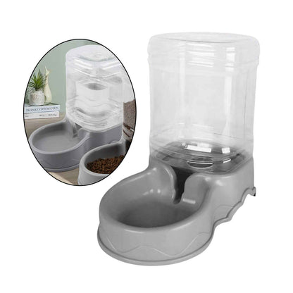 3.5L Automatic Pet Feeder Wate Food Dispenser for Small Medium Large Cat Dog Water Drinking Drinker Dish Small Medium Dog