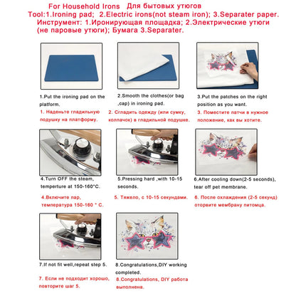 It's my birthday thermo-stickers for children Clothing patches Stitch vinyl stickers iron on transfer Shello's Creative Boutique