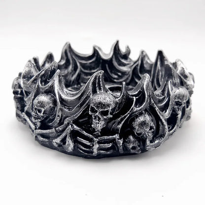 Flame Skull Silicone Mould – DIY Resin Gypsum Concrete Craft Mould for Home Décor
