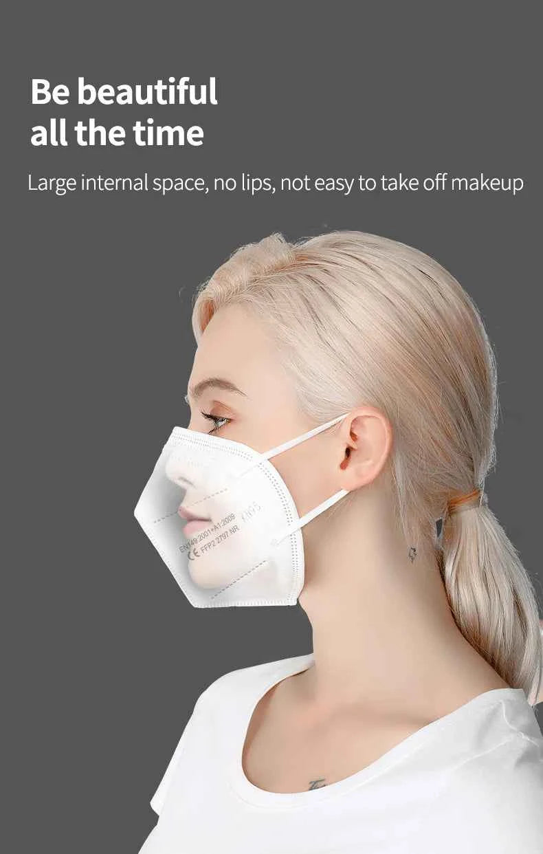10-200Pcs KN95 CE FFP2 face Masks Approved 5 Layers Filter Protective Health Care Mouth Mask FFP2  Reuseable Mouth KN95 ffp2Mask