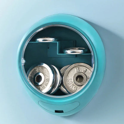 Wall-Mounted Makeup Organizer - Punch-Free Large Capacity Cosmetic Storage Box - Shello's Creative Boutique