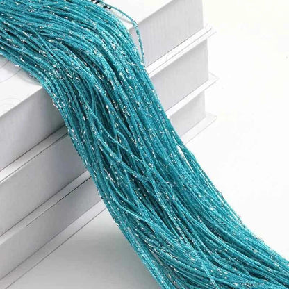 Shiny Curtain String Tassel Line Curtains - 3x2.4m Window Door Divider Drape - Living Room Decor Valance - Shello's Creative Boutique