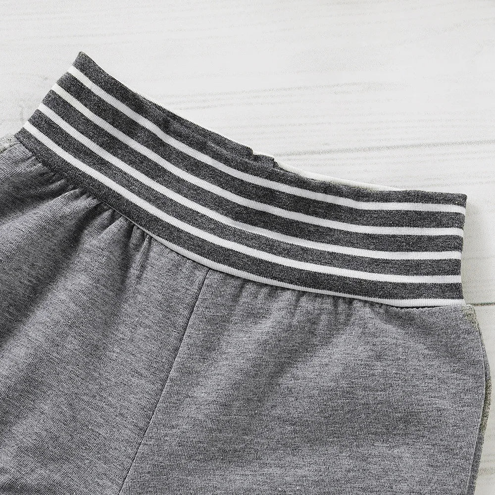 Summer Baby Shorts Set For Girls Boys Newborn Clothes 2Pcs Bottom Vest+Striped Shorts Sleeveless Toddler Boy Clothing Suit D30 eprolo