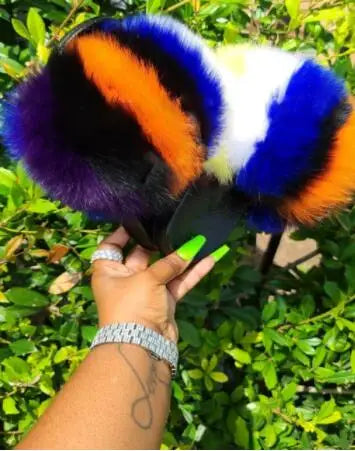 Women's Luxury Fluffy Fur Slippers - Indoor Warm Plush Flip Flops