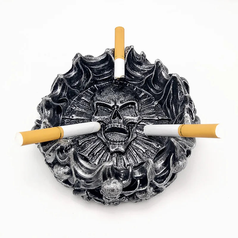 Flame Skull Silicone Mould – DIY Resin Gypsum Concrete Craft Mould for Home Décor