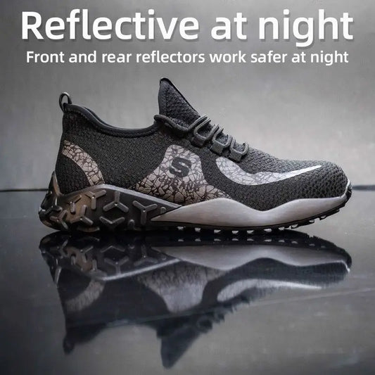 Men Sneakers Steel Toe Work Safety Shoes Men Puncture Proof Security Boots Man Breathable Light Industrial Casual Shoes eprolo