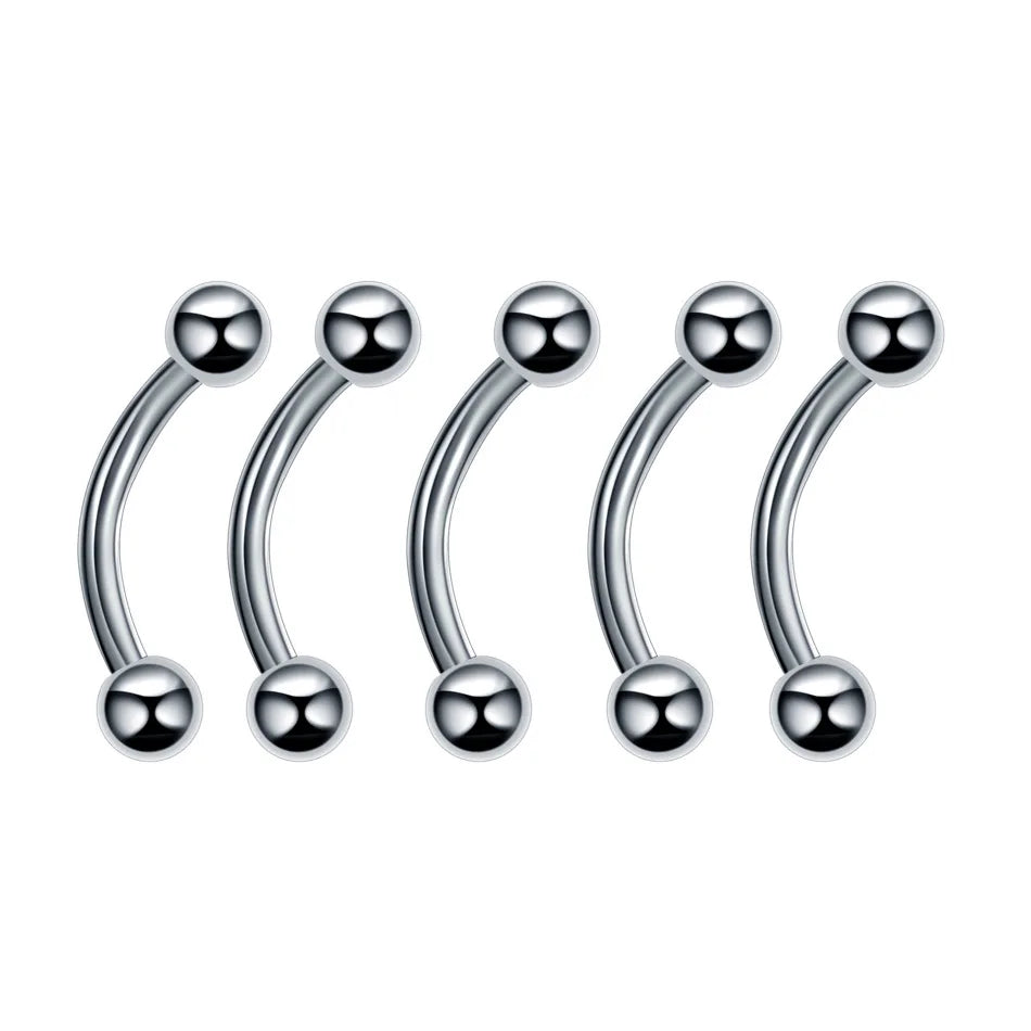 Stainless Steel Mixed Body Piercing Jewellery Set
