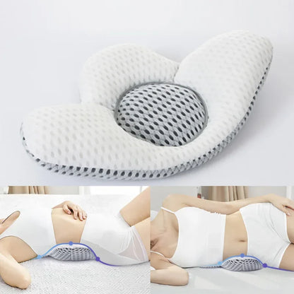 Buckwheat sleep pillow bed back pillow pregnant women pillow lumbar support lumbar support to prevent lumbar muscle strain reduc - Shello's Creative Boutique