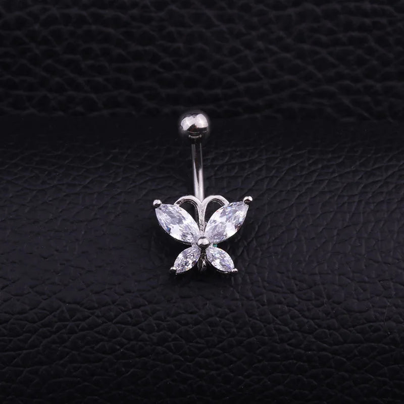 Sun Face Belly Button Bar Navel Ring Body Piercing Jewellery