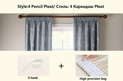 European Luxury Villa Curtains - French Velvet Embroidered Drapes - Shello's Creative Boutique