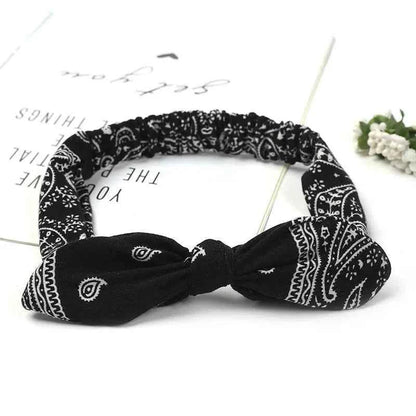 Vintage Suede Headbands for Women - Soft Solid Print Cross Knot Elastic Hairbands - Shello's Creative Boutique