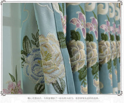 European High-End Luxury Blackout Curtains - Modern Minimalist Drapes for Living Room & Bedroom - Shello's Creative Boutique