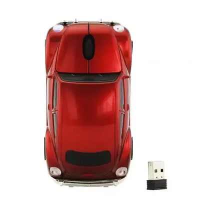 Funny Car Shape Ergonomic Wireless Mouse with Receiver PC Laptop Gaming Mini Car mouse 2.4GHz - Shello's Creative Boutique