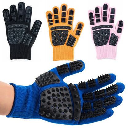 1pcs Pet Glove Cat Grooming Glove Cat Hair Deshedding Brush Gloves Dog Comb eprolo