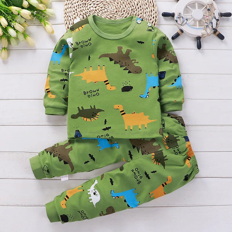Kids Clothes Children Sets Children's Clothing Boys Girls CottonAutumn winter Clothing Pants Sleepwear Underwear Christmas Gift Shello's Creative Boutique