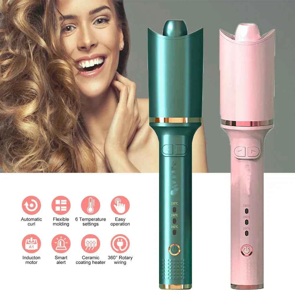 Automatic Curling Iron for Quick & Easy Curls Long-lasting Hair Styling