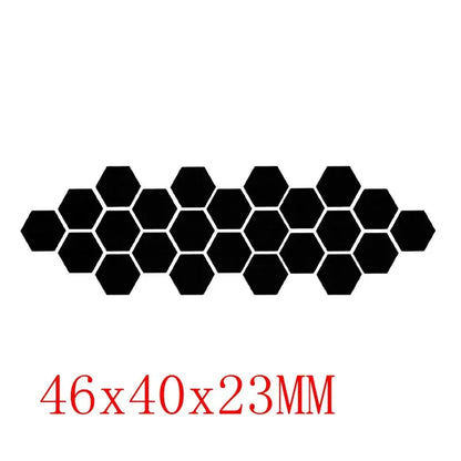 3D Hexagon Acrylic Mirror Wall Stickers – Modern Elegance for Your Space - Shello's Creative Boutique