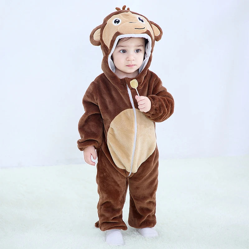 Baby Rompers Toddler Animal Jumpsuit Infant Clothes Pyjamas Kids eprolo
