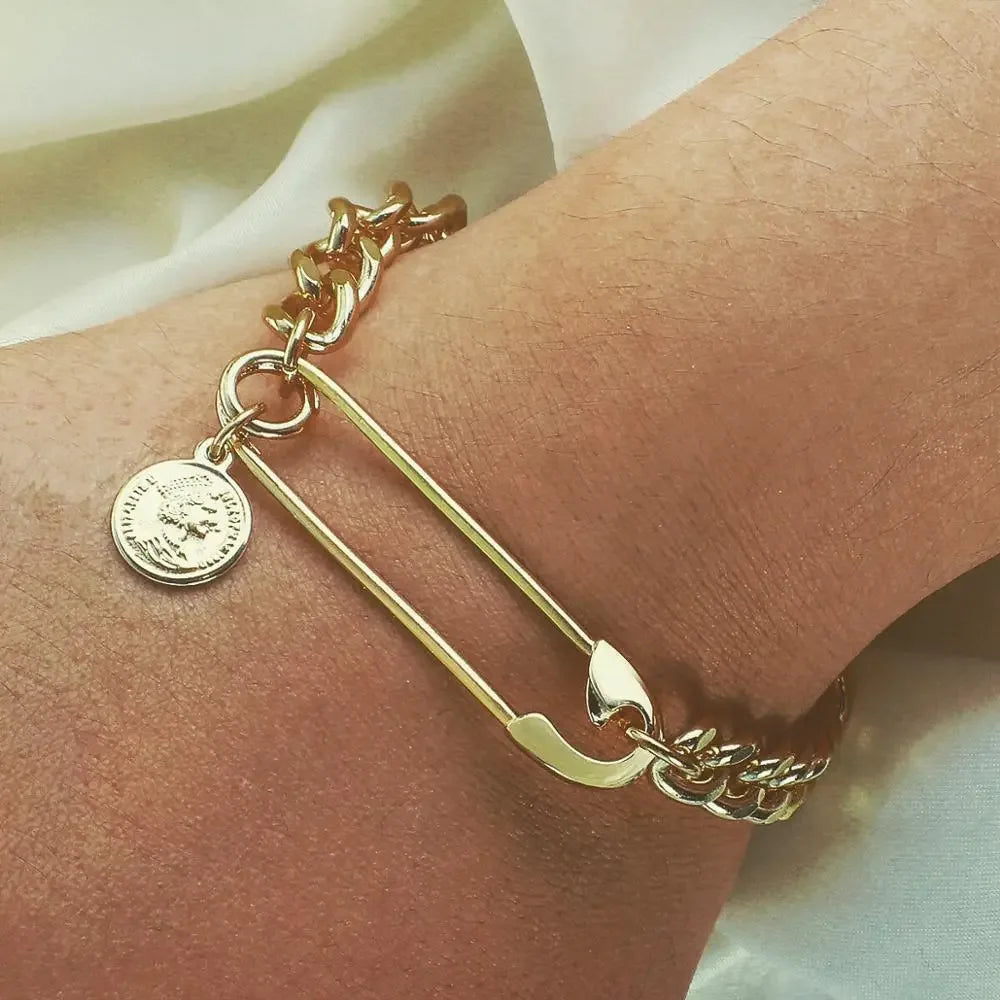 Charm Chain Bracelets For Women Men Stainless Steel Alloy Bracelets - Shello's Creative Boutique
