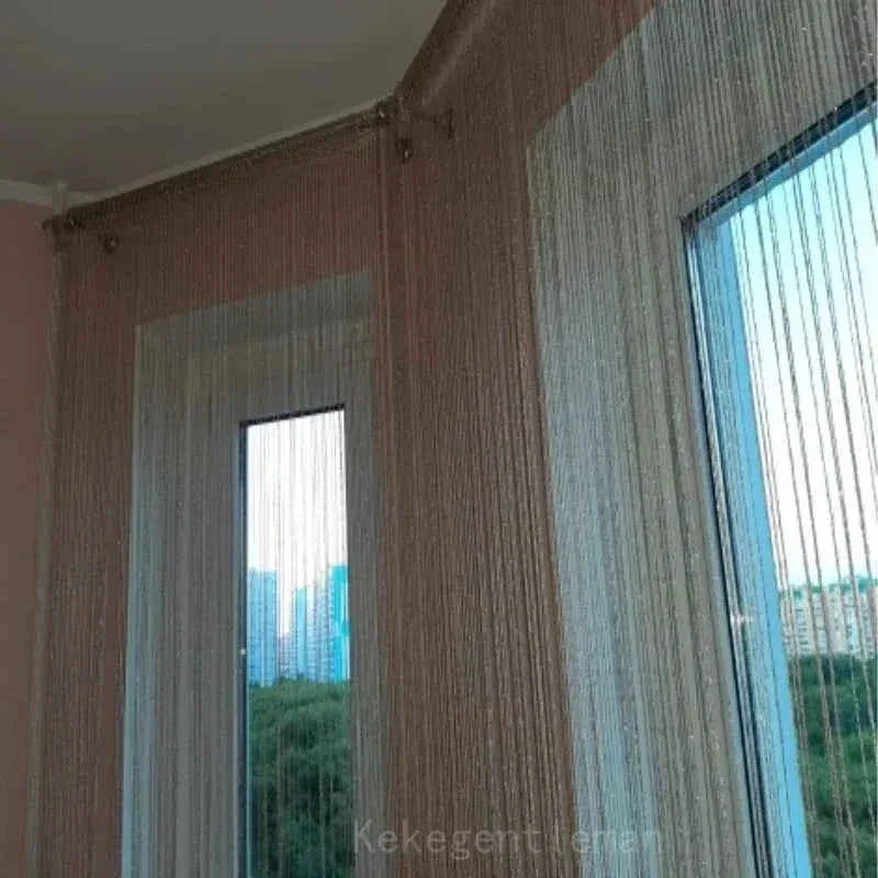 Shiny Curtain String Tassel Line Curtains - 3x2.4m Window Door Divider Drape - Living Room Decor Valance - Shello's Creative Boutique
