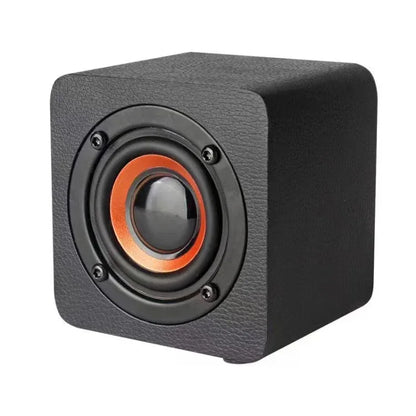 Q1 Wooden Mini Portable Mega Bass Wireless Bluetooth Speaker - Shello's Creative Boutique
