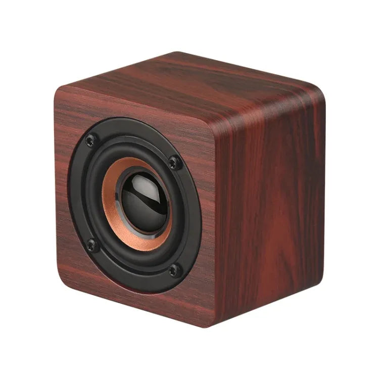 Q1 Wooden Mini Portable Mega Bass Wireless Bluetooth Speaker - Shello's Creative Boutique