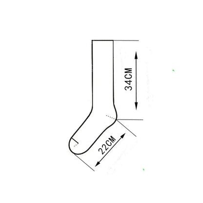 Women's Cotton Compression Socks - Christmas Knee High Tube Socks - Shello's Creative Boutique