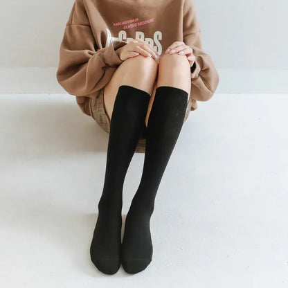 Women's Cotton Compression Socks - Christmas Knee High Tube Socks - Shello's Creative Boutique